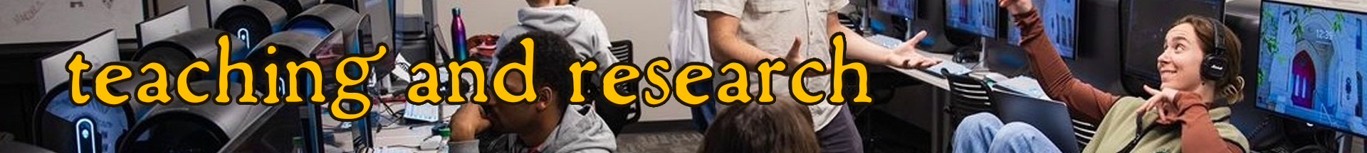 teaching and research banner